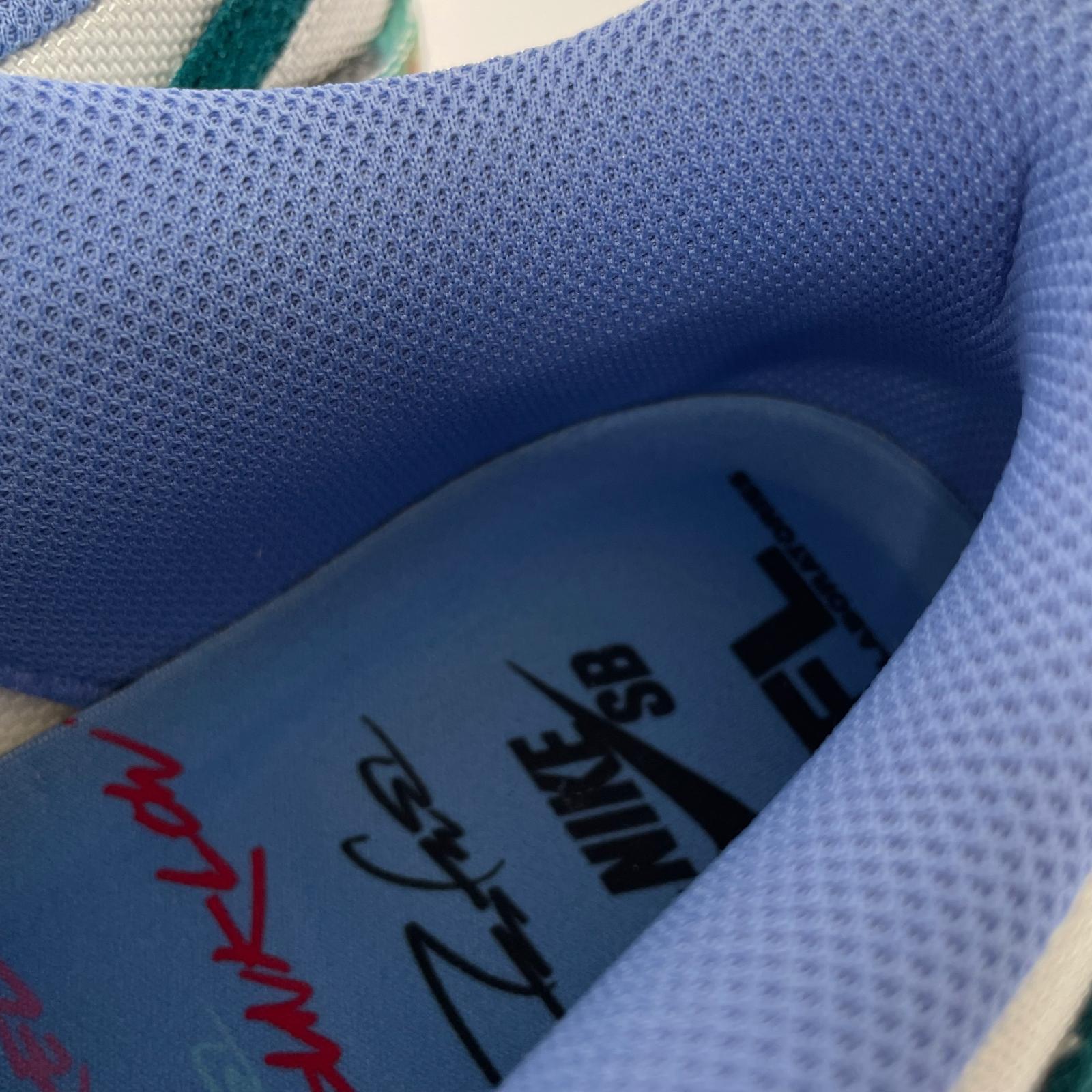 スニーカー Futura Dunk Low "White and Geode Teal" 28.5cm (US10 1/2 UK10 EU47)