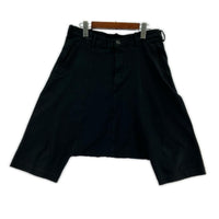 パンツ BLACK COMME des GARCONS ポリ縮絨 サルエルパンツ ブラック ブラック