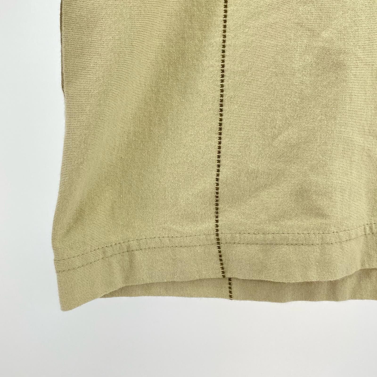 長袖Tシャツ NOROLL/UNEVENNESS L/S TEE ベージュ