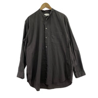 長袖シャツ WELLDER バンドカラーシャツ WM21ASH07 茶 (5) 5
