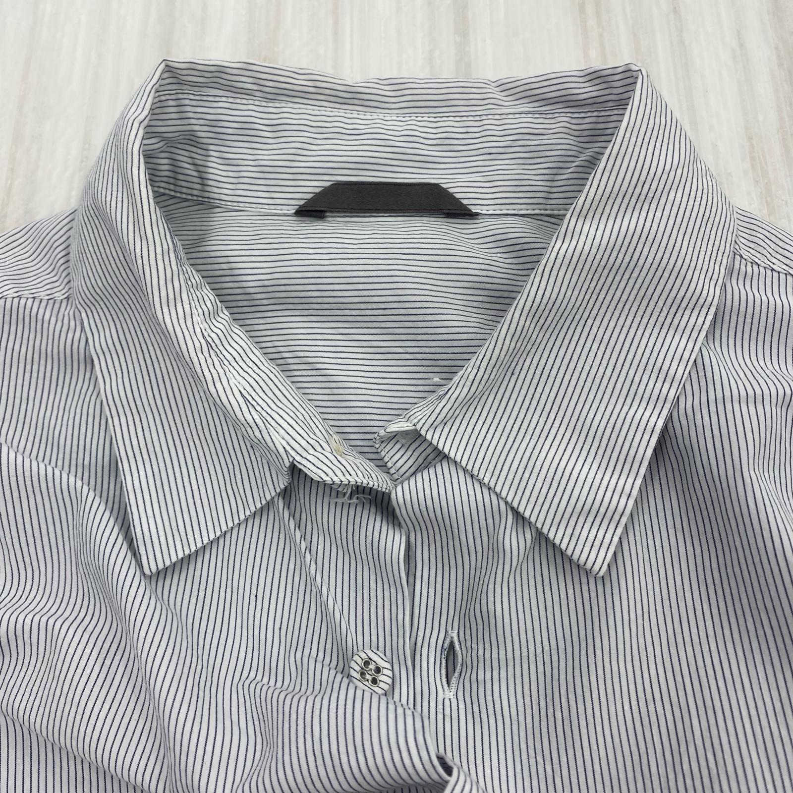 長袖シャツ :CASE 22AW OUTDOOR STRIPE SHIRT SH03-22A (L) L ブルー