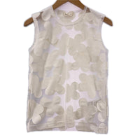 その他トップス COMME des GARCONS フラワー レース N/Sブラウス 白 (XS) ホワイト