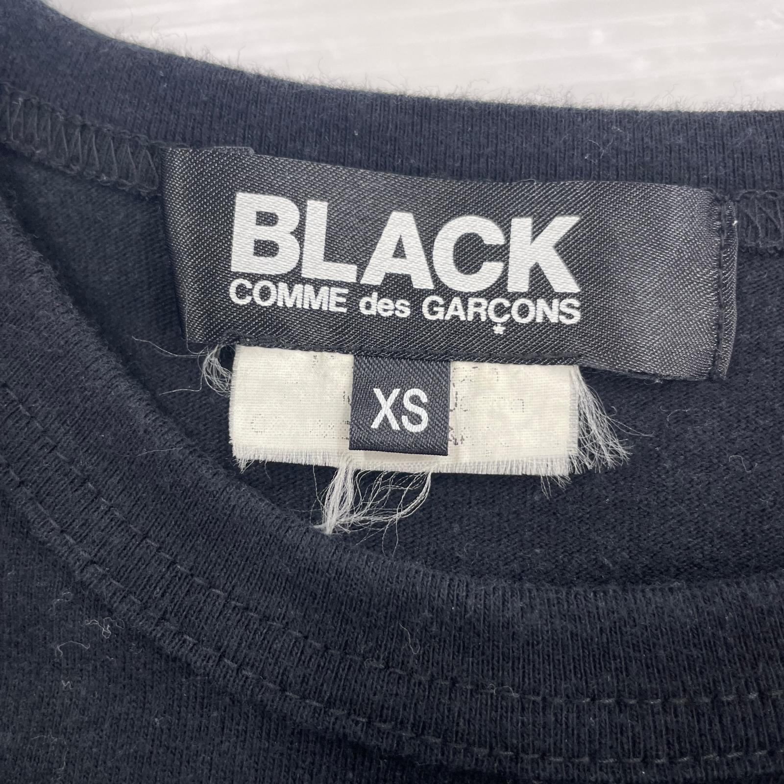 半袖Tシャツ BLACK COMME des GARCONS ラビットプリントカットソー 黒 (XS) ブラック