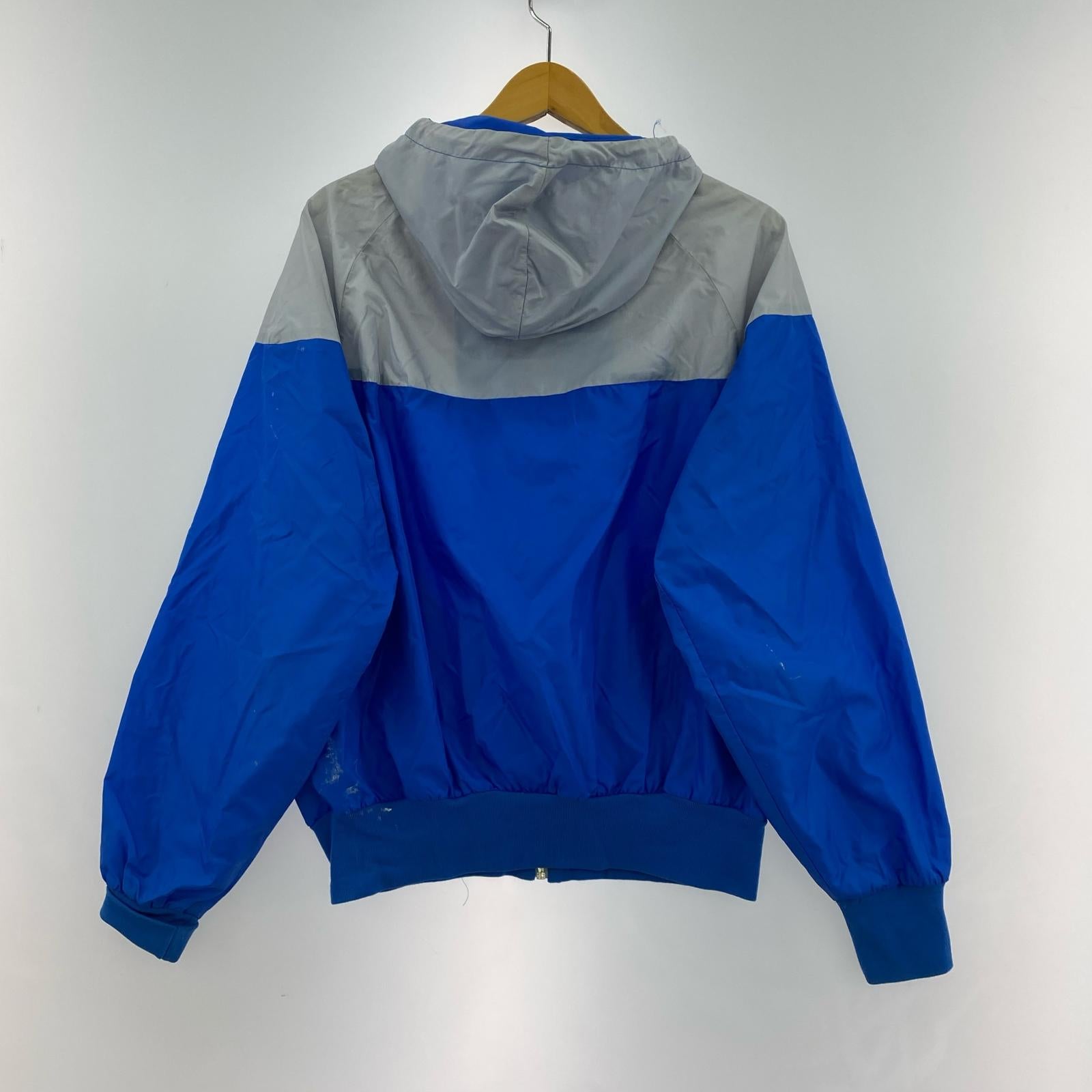 マウンテンパーカー ナイロン 紺タグ グレー紺 (M) M