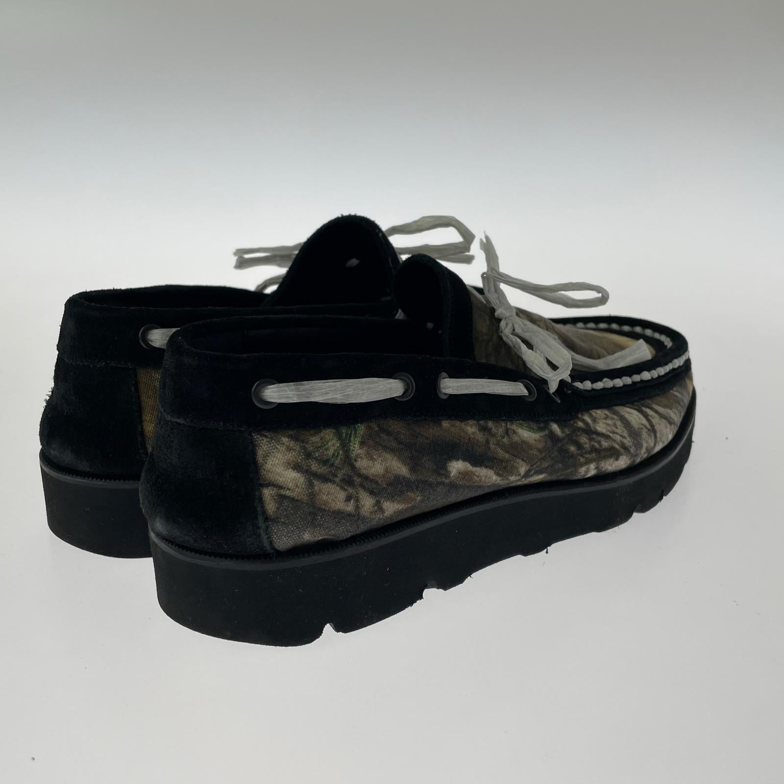 シューズ GETTRY別注 CAMO 迷彩 ローファ カーキ (27.0cm) 27cm (US9 UK8 1/2 EU44)