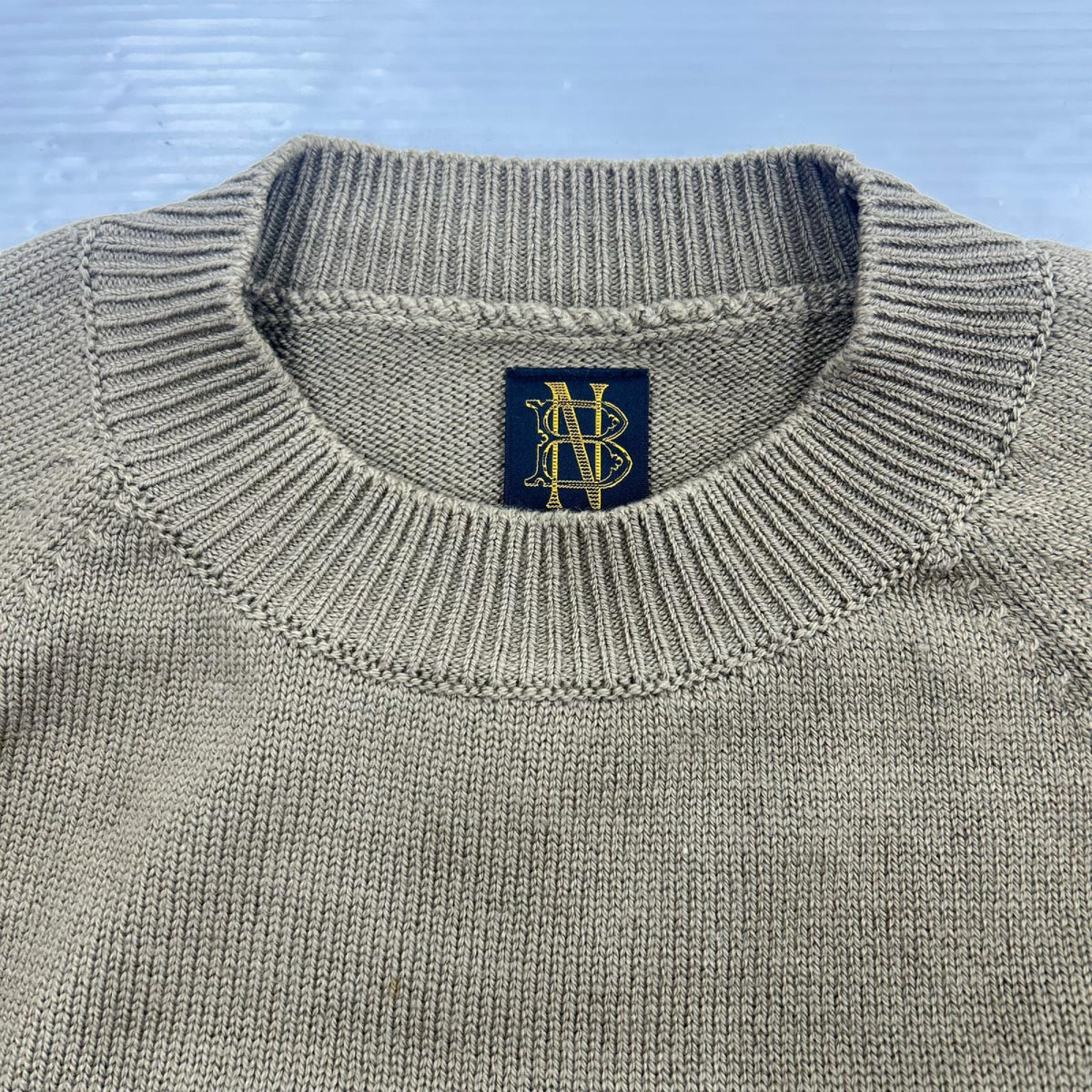 ニット AGING WOOL RAGLAN SLEEVE CREW NECK カーキ (2) 2 カーキ