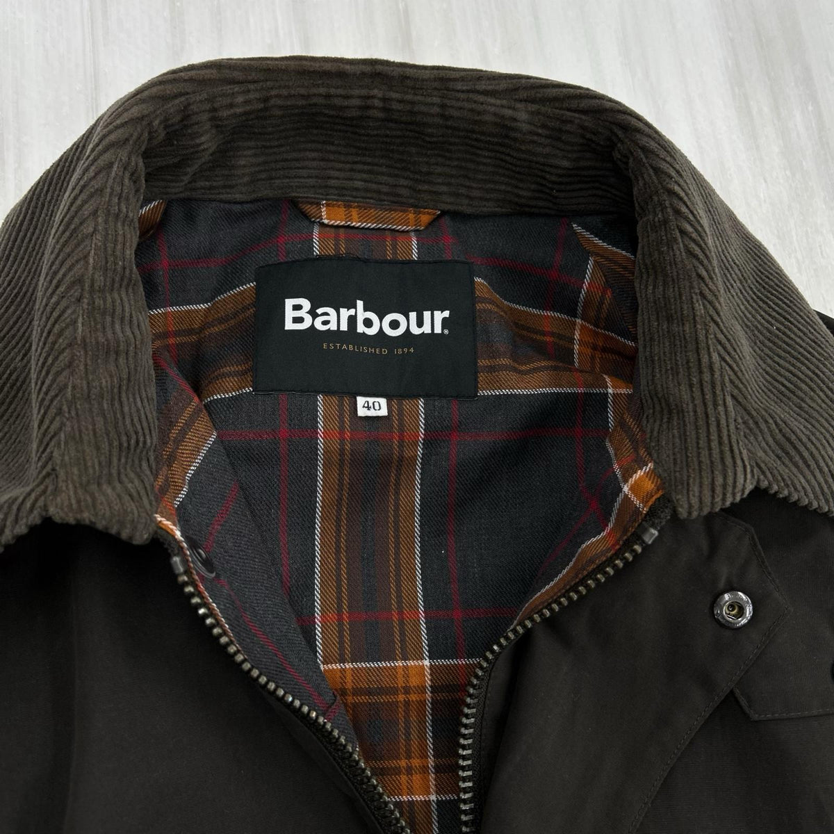 ブルゾン Barbour RELAX BEAUFORT 242MCAS145 茶 (40) 40 ブラウン