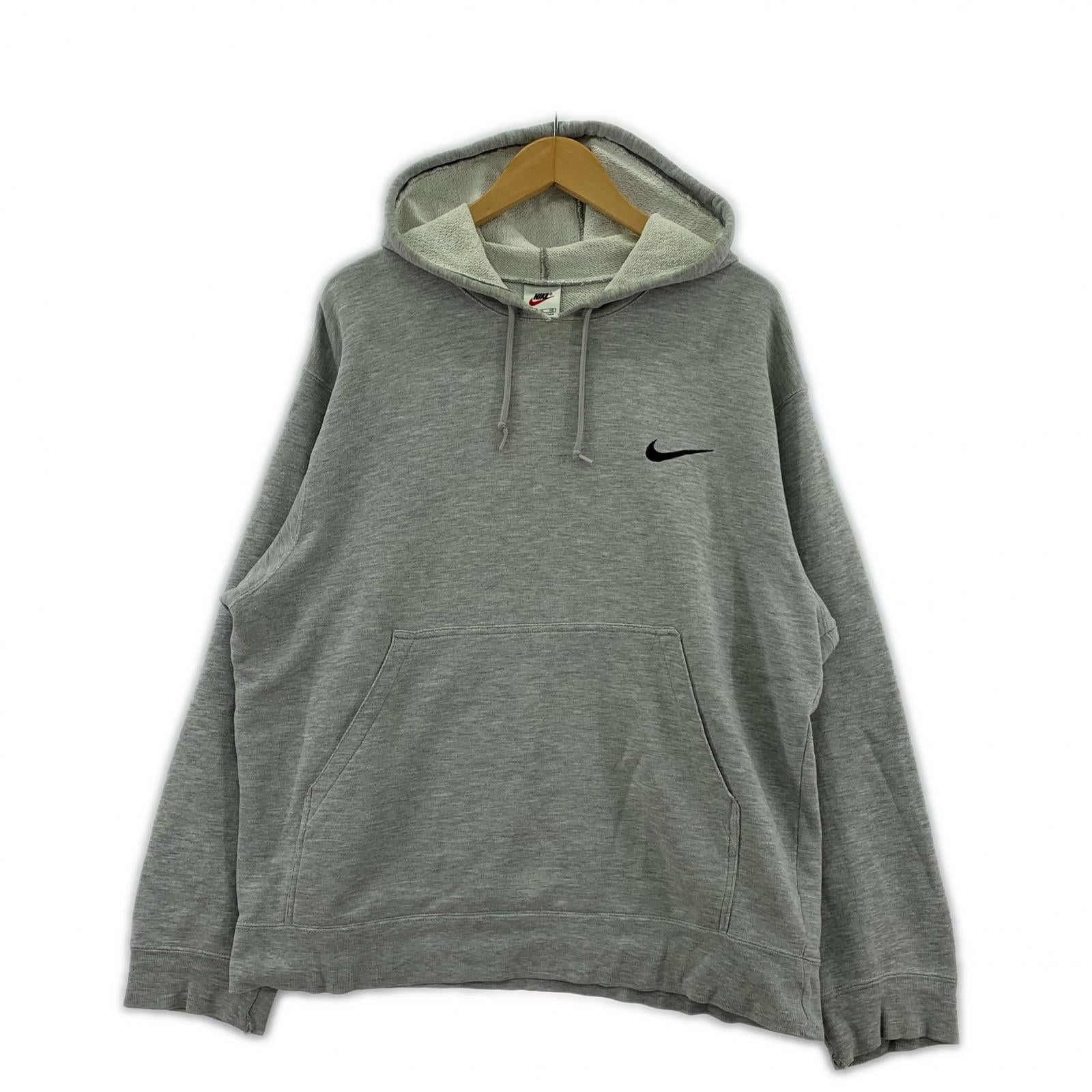パーカー NIKE 90s スウォッシュ スウェットパーカー グレー (XL) グレー