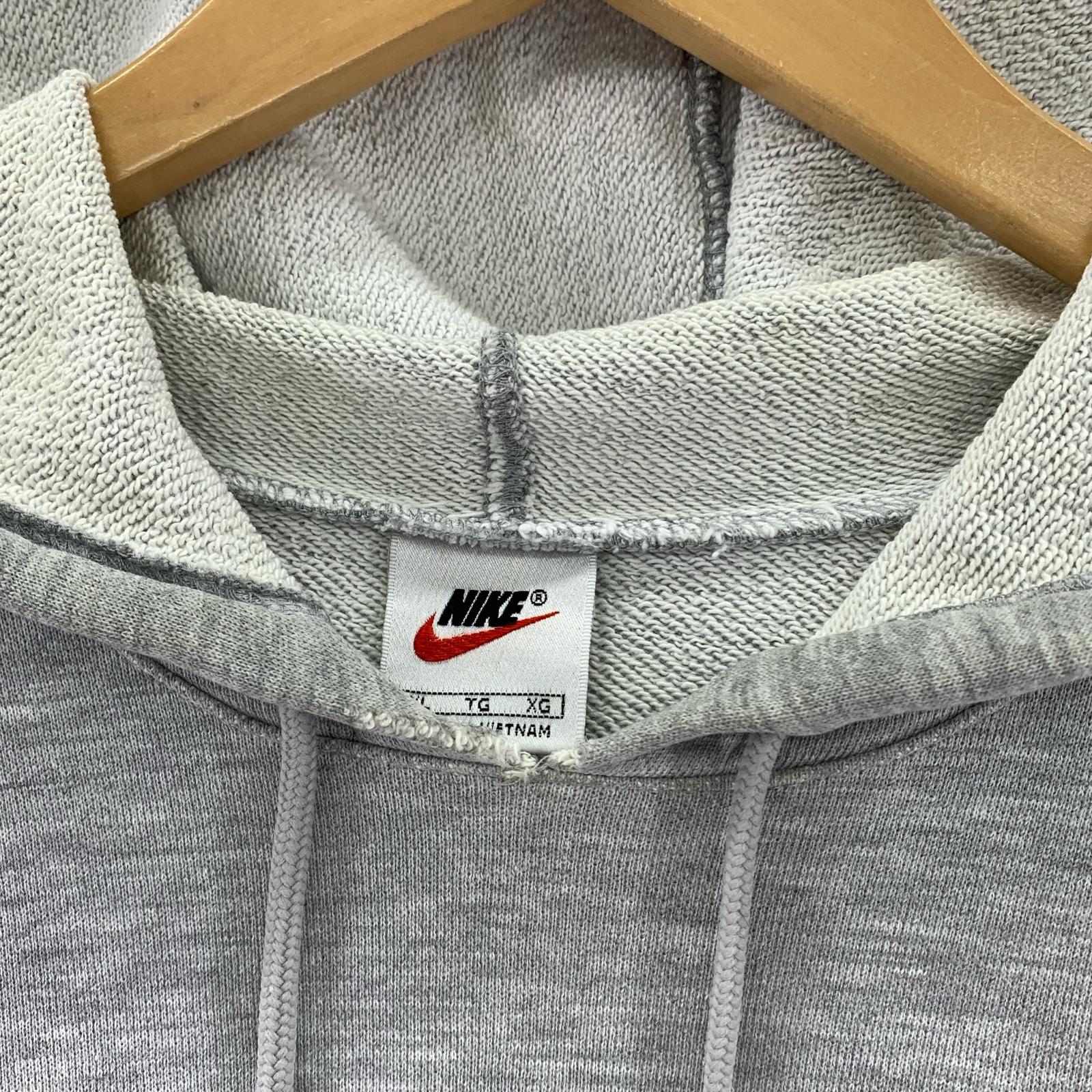 パーカー NIKE 90s スウォッシュ スウェットパーカー グレー (XL) グレー