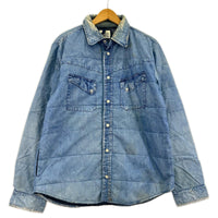 ジャケット × RHC Ron Herman 転写プリント インディゴ (L) L ブルー