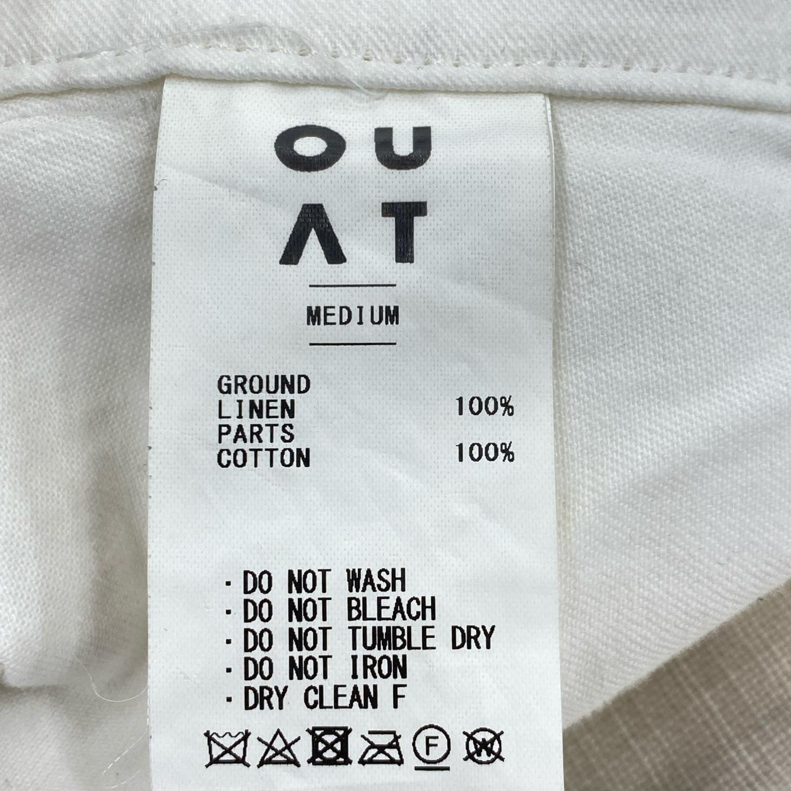 パンツ 2Tack Linen Pant 白 (M) M ブラック