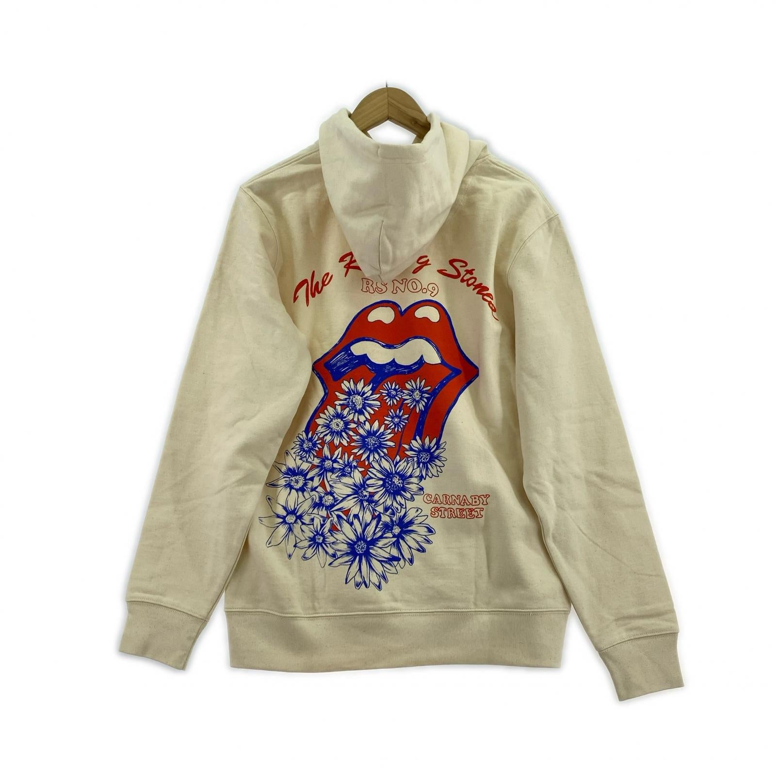 パーカー RS No9 Floral Tongue Logo Hoodie (S) S ベージュ