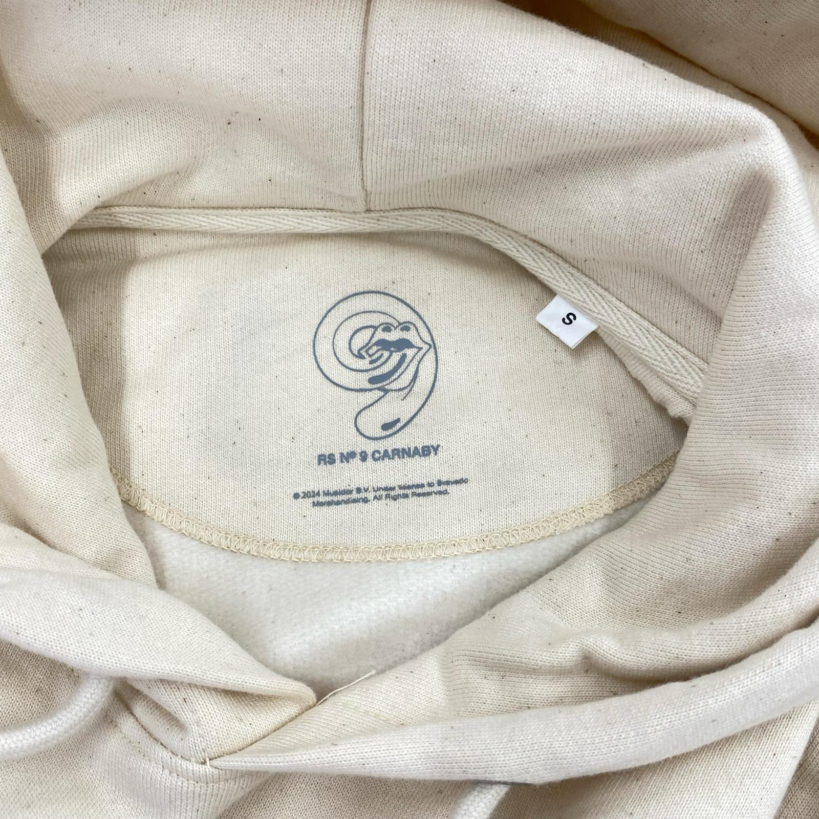 パーカー RS No9 Floral Tongue Logo Hoodie (S) S ベージュ