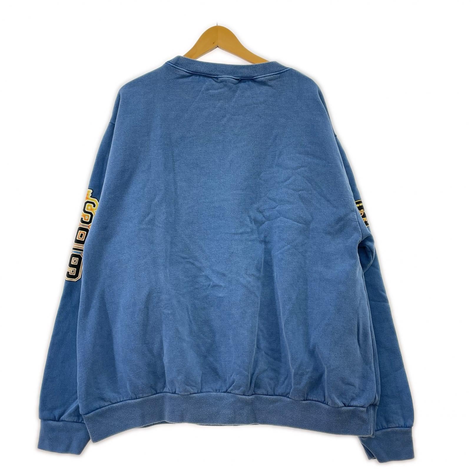 スウェット RS No9 START ME UP CREWNECK (L) L ブルー