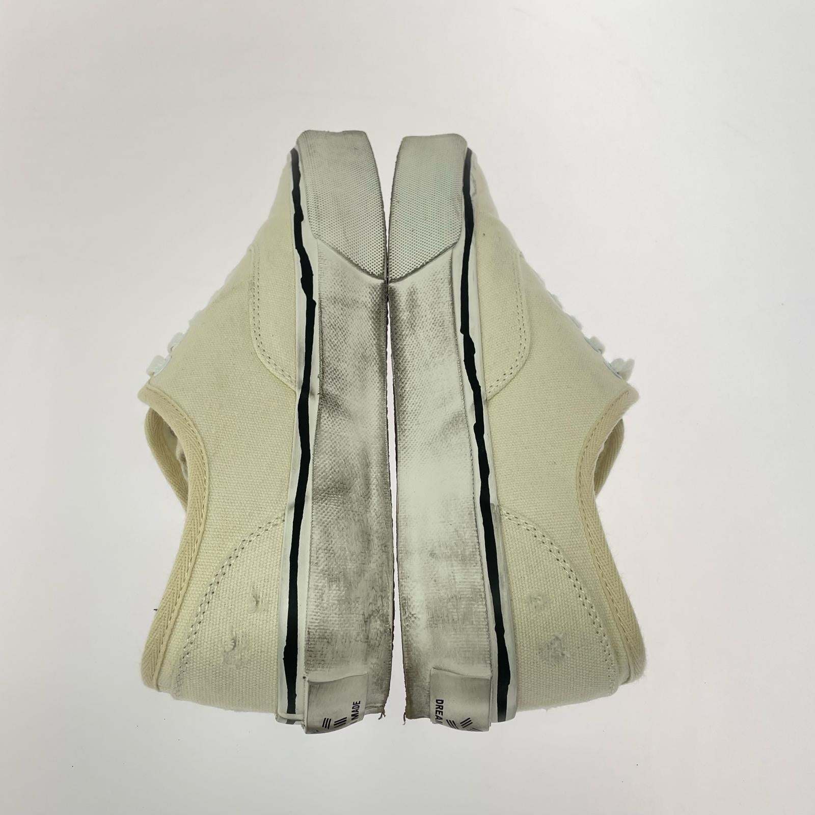 スニーカー KAMIYA Distressed Sneake(40) 40 ホワイト