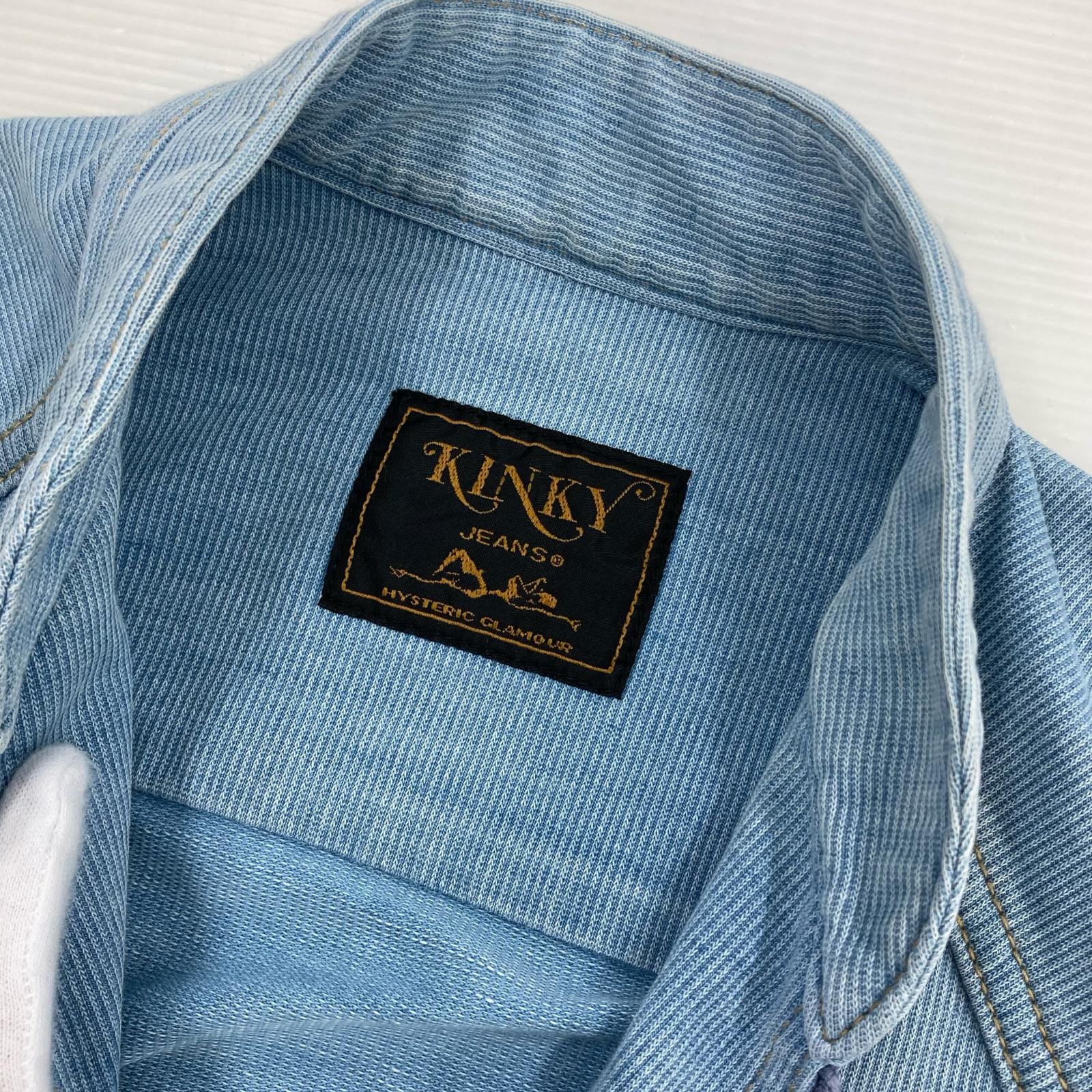 ワンピース KINKY JEANS デニムワンピース(F) フリー ブルー