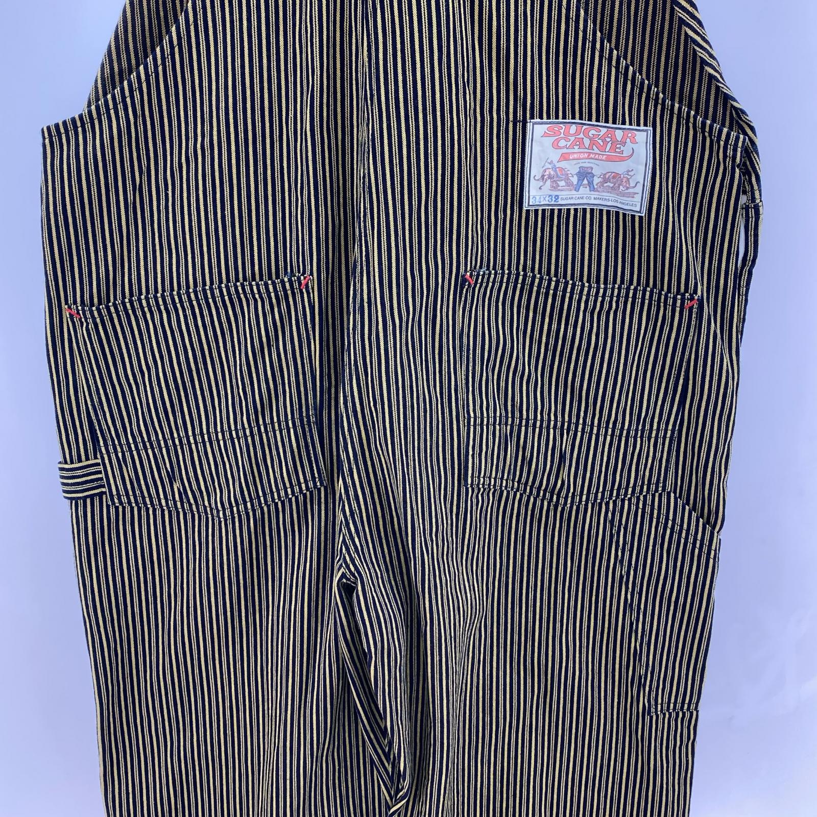 オーバーオール FICTION ROMANCE 11oz LIBERTY STRIPE