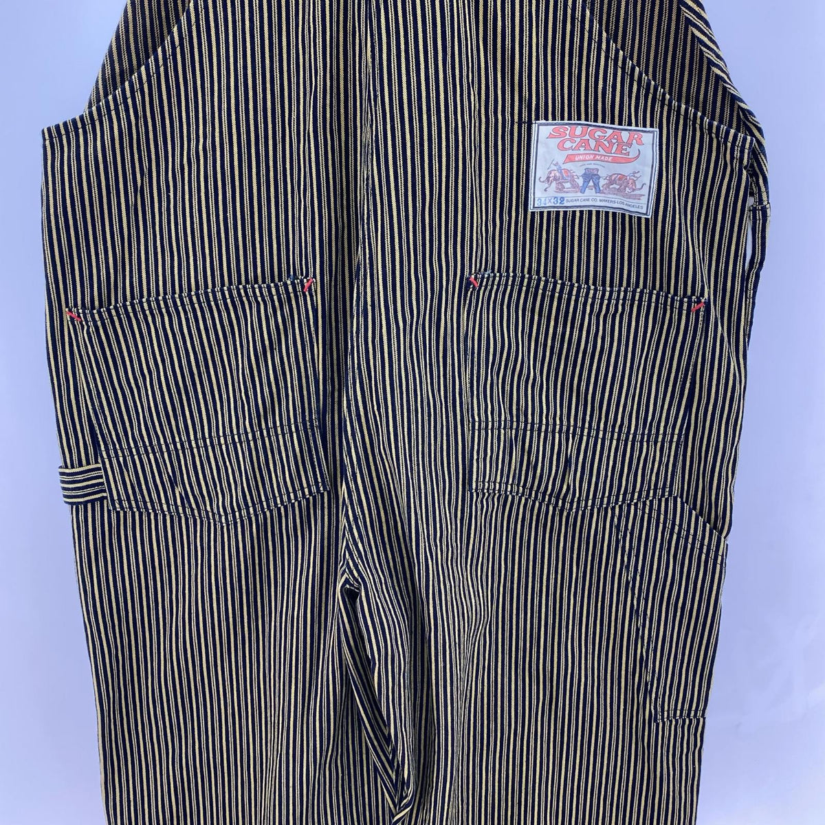 オーバーオール FICTION ROMANCE 11oz LIBERTY STRIPE