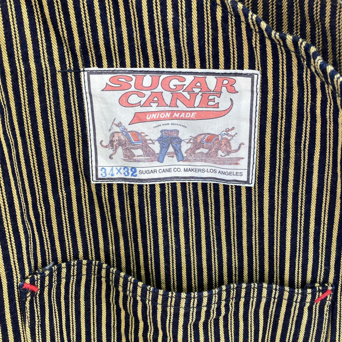 オーバーオール FICTION ROMANCE 11oz LIBERTY STRIPE