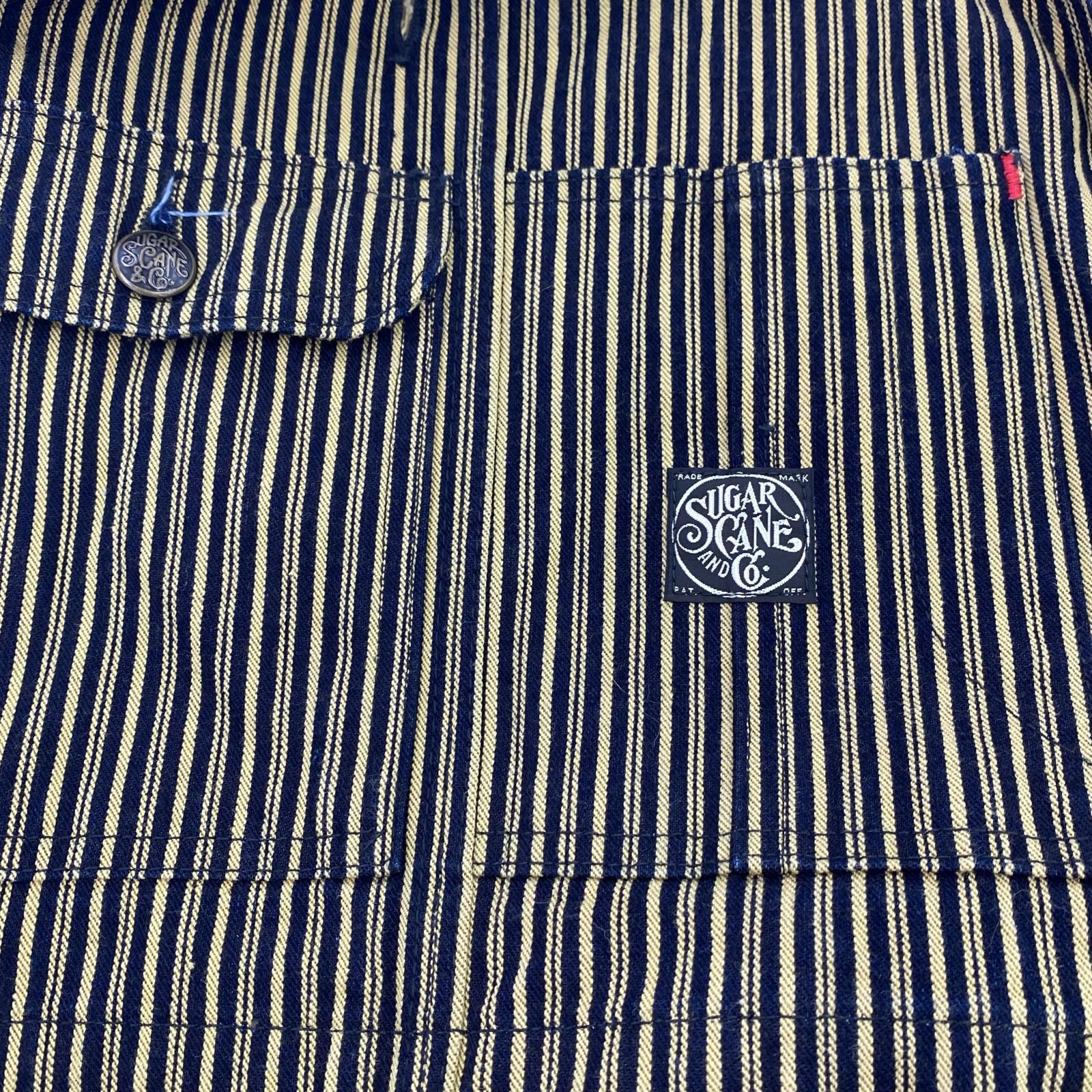 オーバーオール FICTION ROMANCE 11oz LIBERTY STRIPE