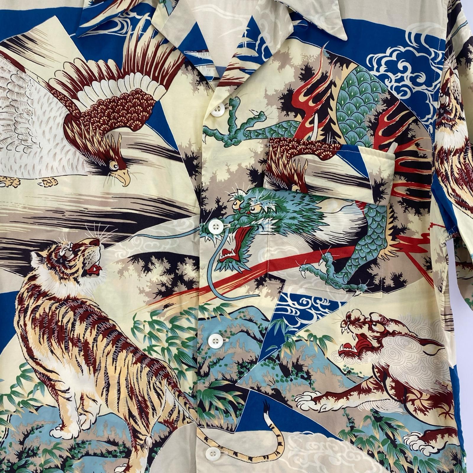 半袖シャツ EAGLE TIGER DRAGON M