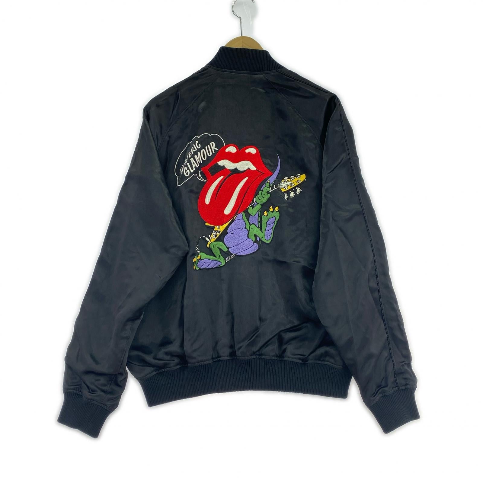 ブルゾン 25AW 02253AB12 THE ROLLING STONES L ブラック