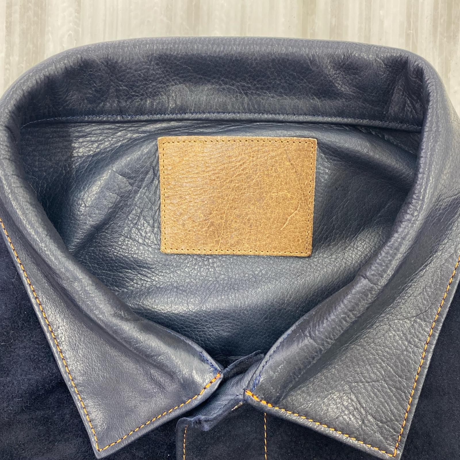 ジャケット MOTOR / WASHABLE HORSE ROUGH OUT JACKET L