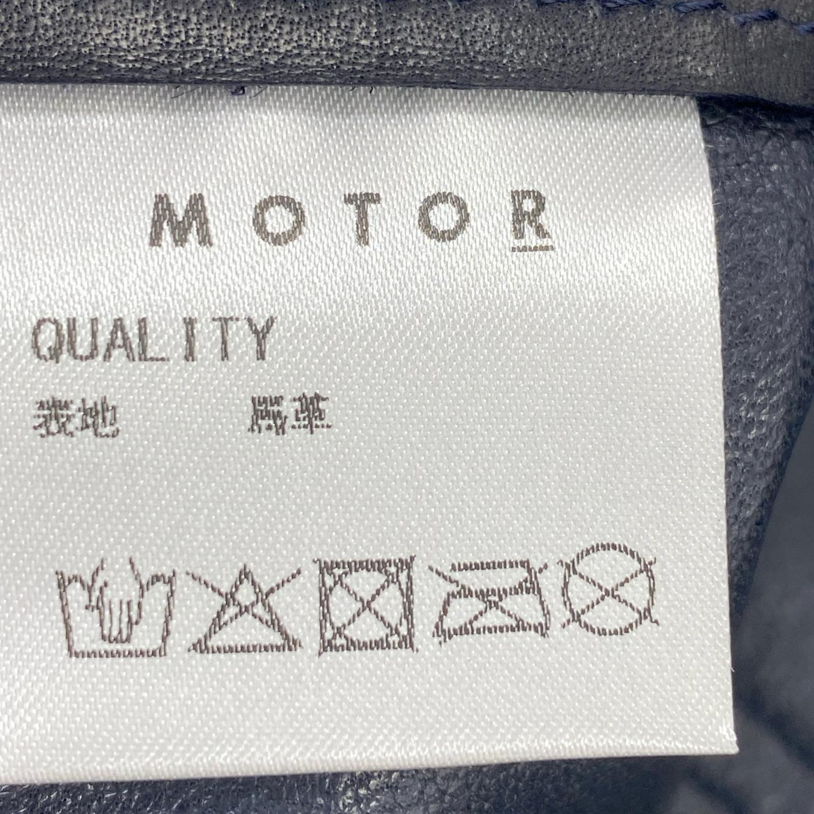 ジャケット MOTOR / WASHABLE HORSE ROUGH OUT JACKET L