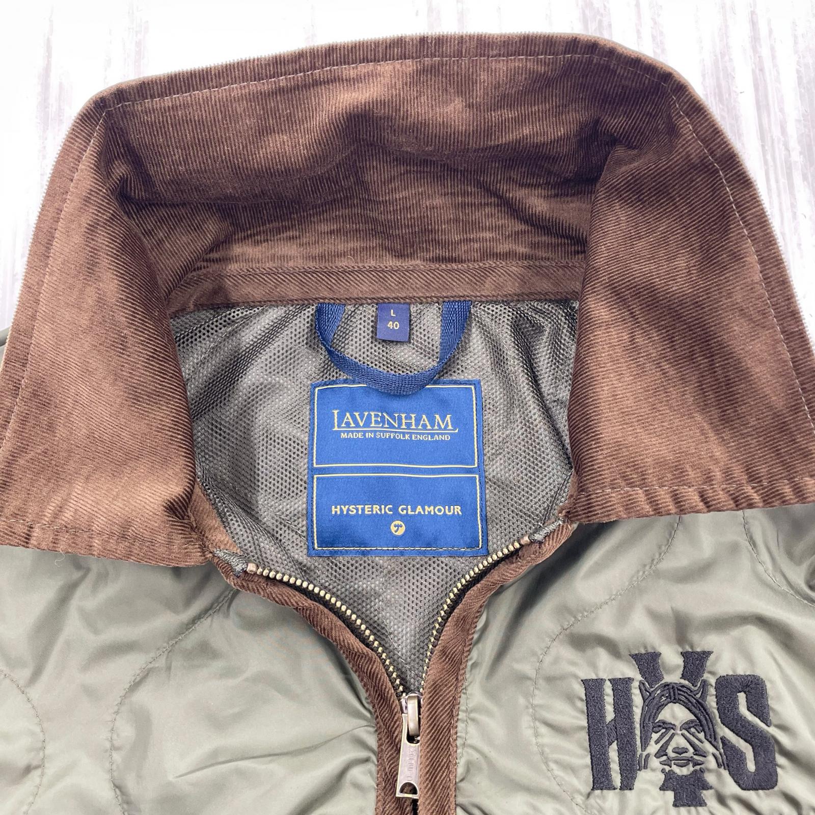 ジャケット LAVENHAM 02261AB12 (L) L グリーン