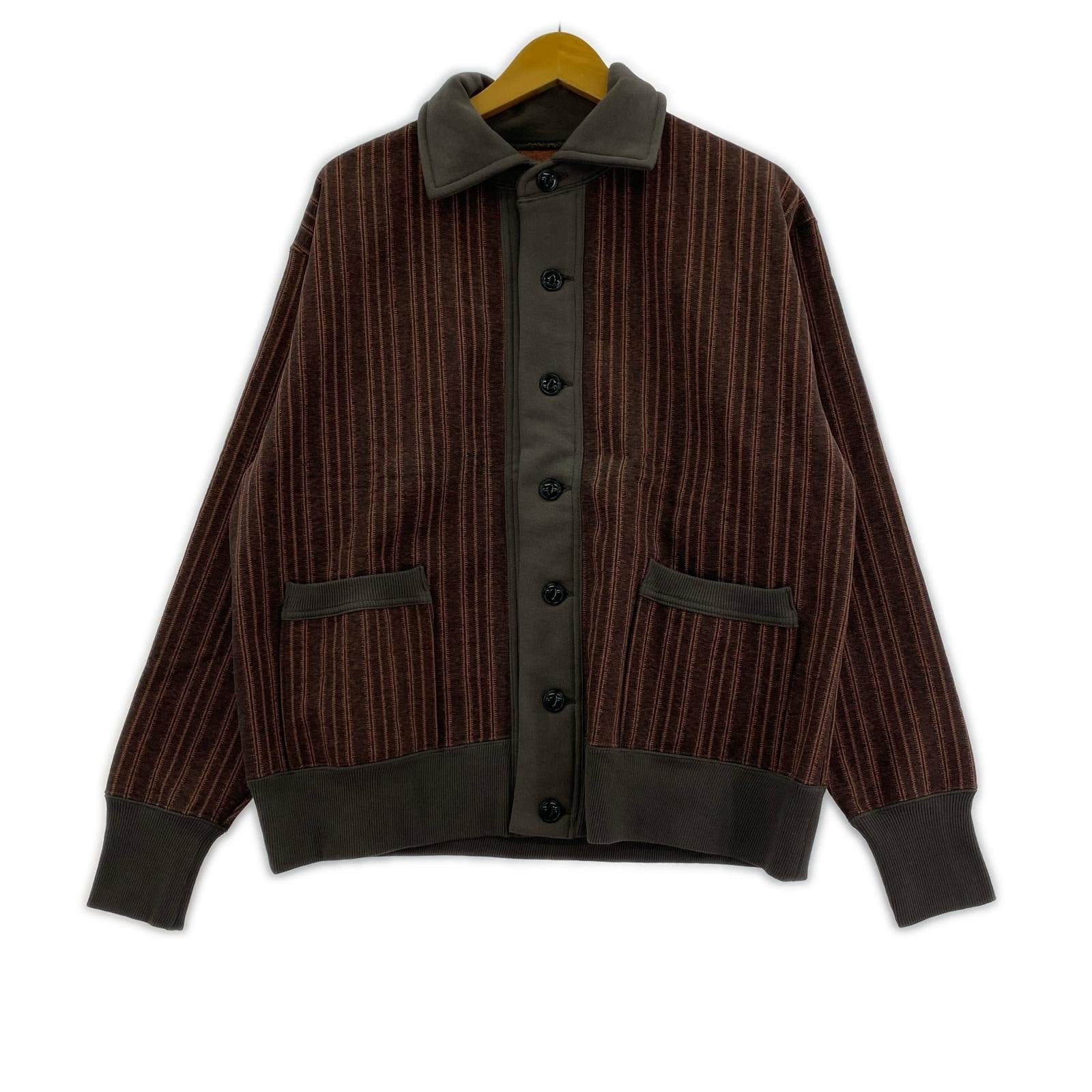 ブルゾン MOUNTAIN MAN FLEECE CARDIGAN (36) ブラウン