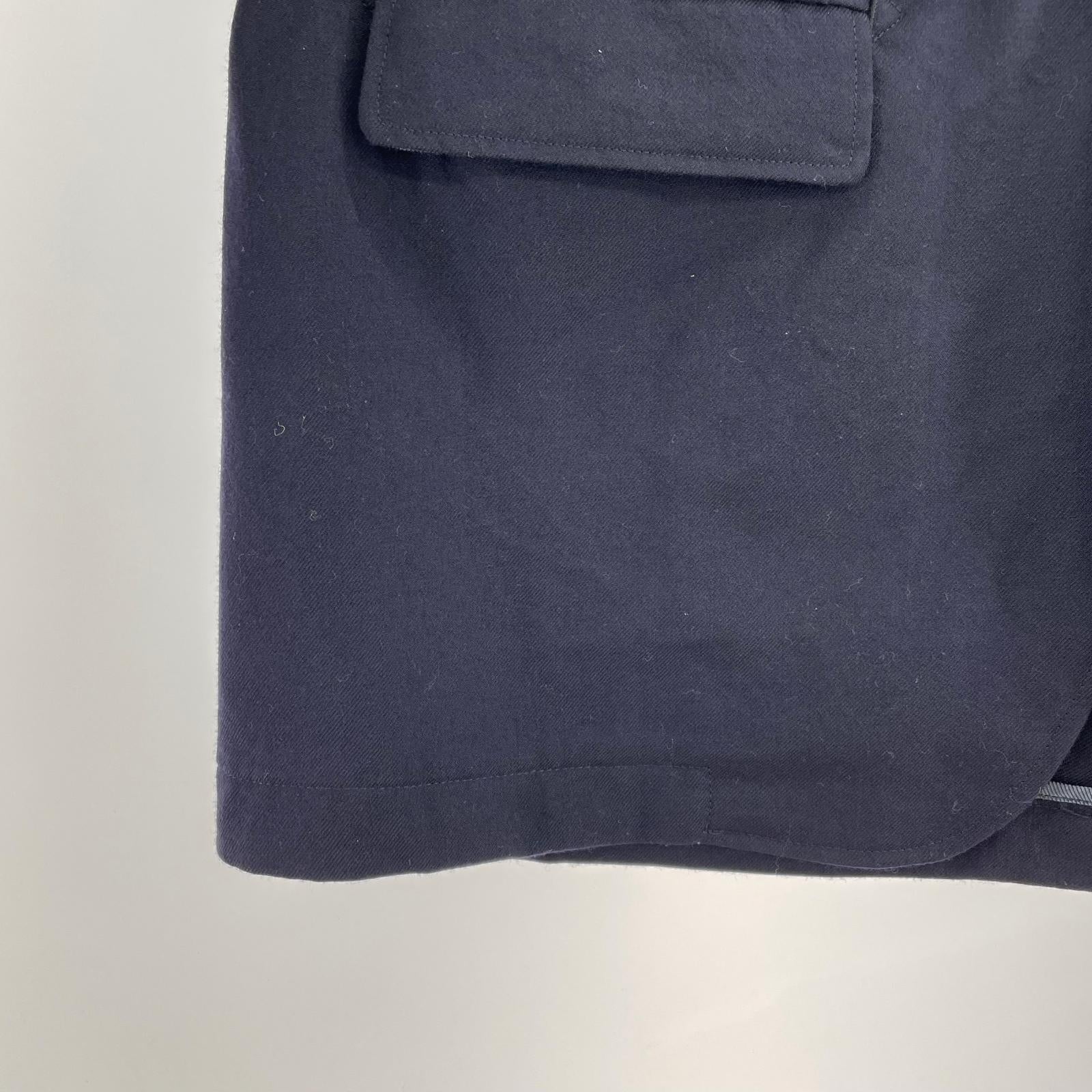 テーラードジャケット PEG MID FIELD BLAZER TROPICAL WOOL ネイビー