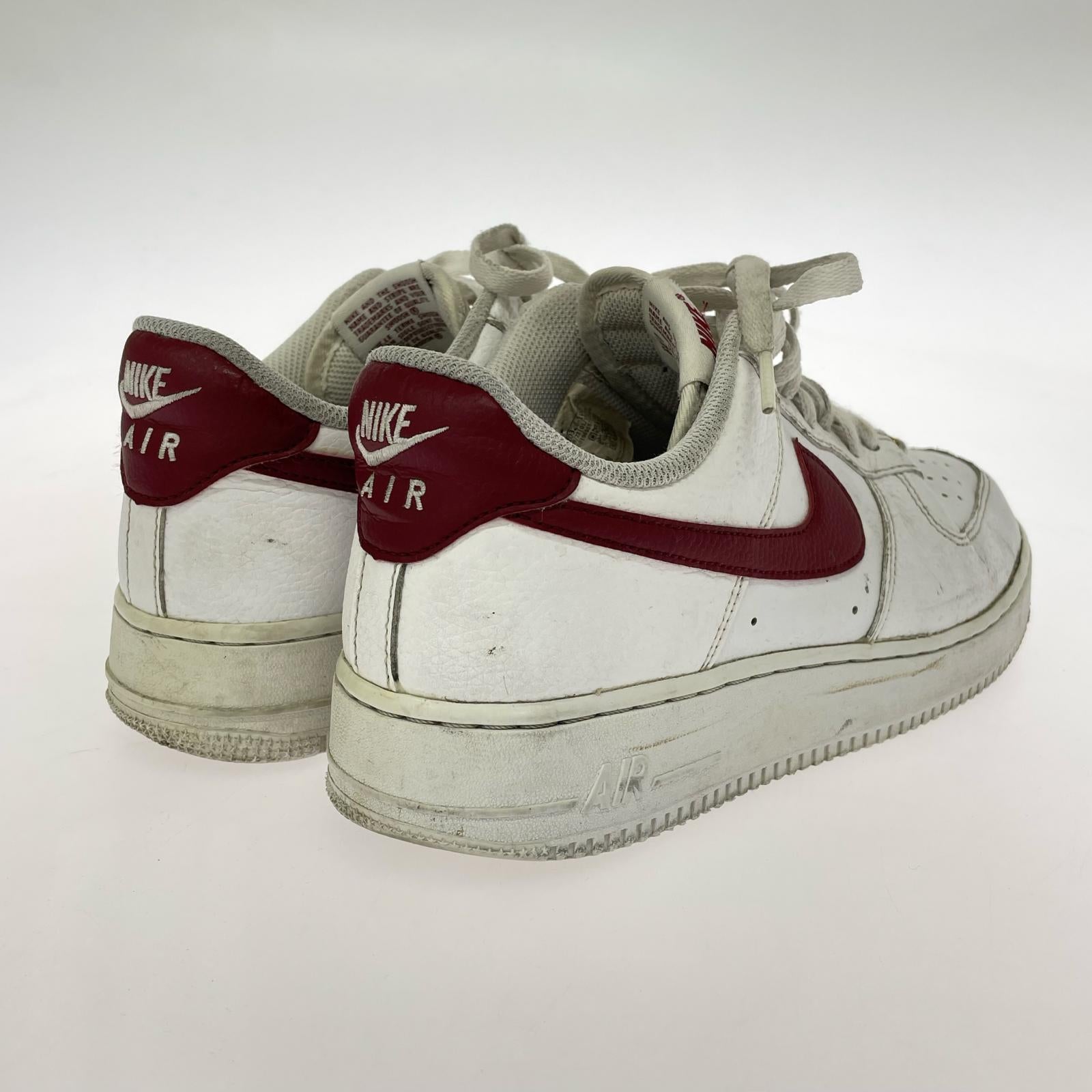スニーカー AF1 27.0cm ホワイト/レッド 27cm (US9 UK8 1/2 EU44) ホワイト