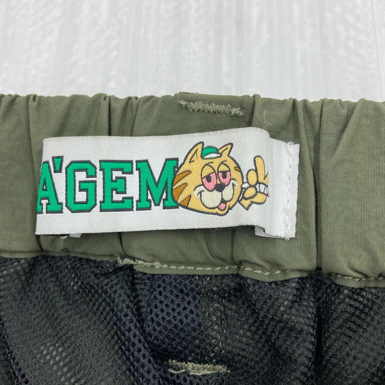 パンツ A’gem ナイロンカーキカーゴパンツ フリー カーキ