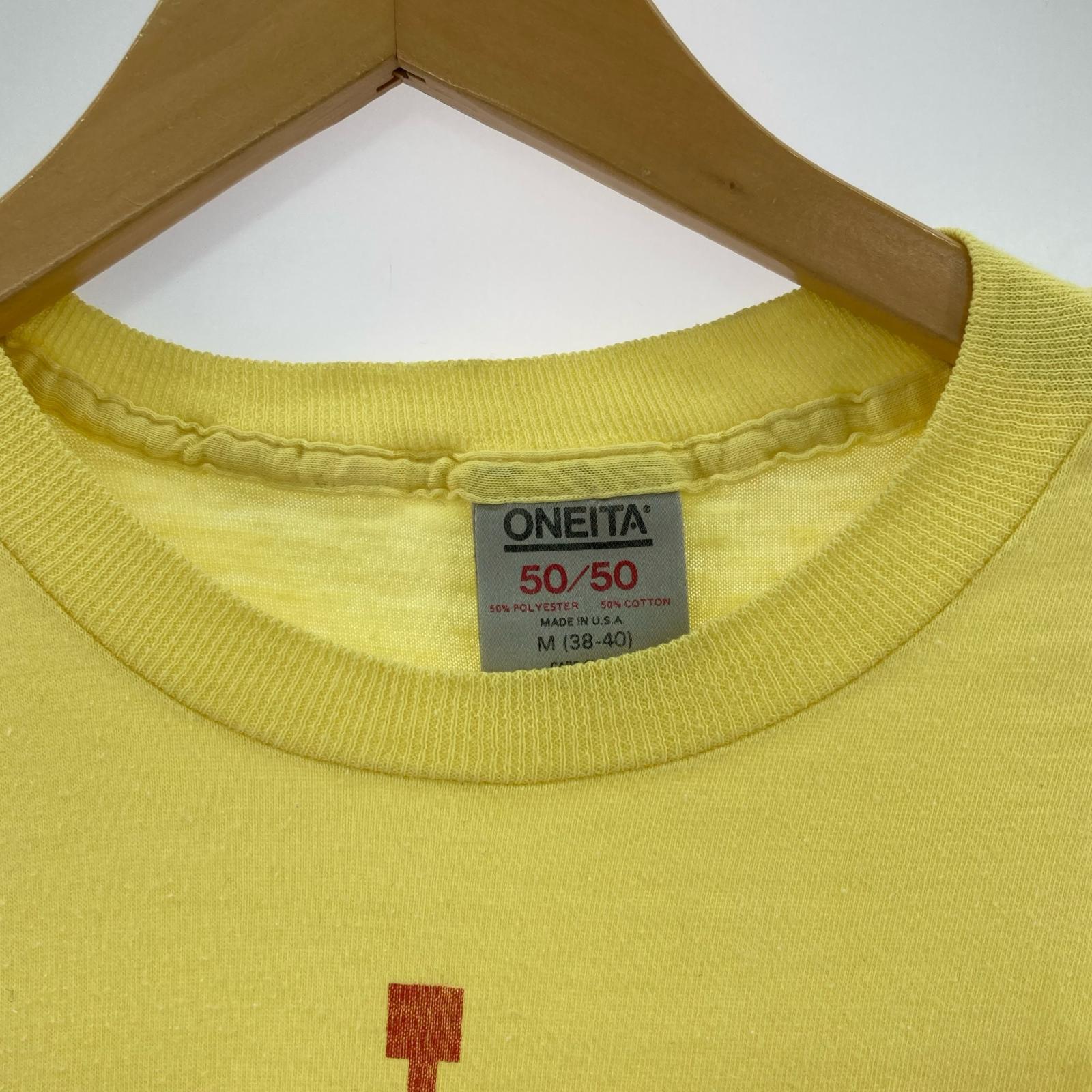 半袖Tシャツ onita 80s M イエロー