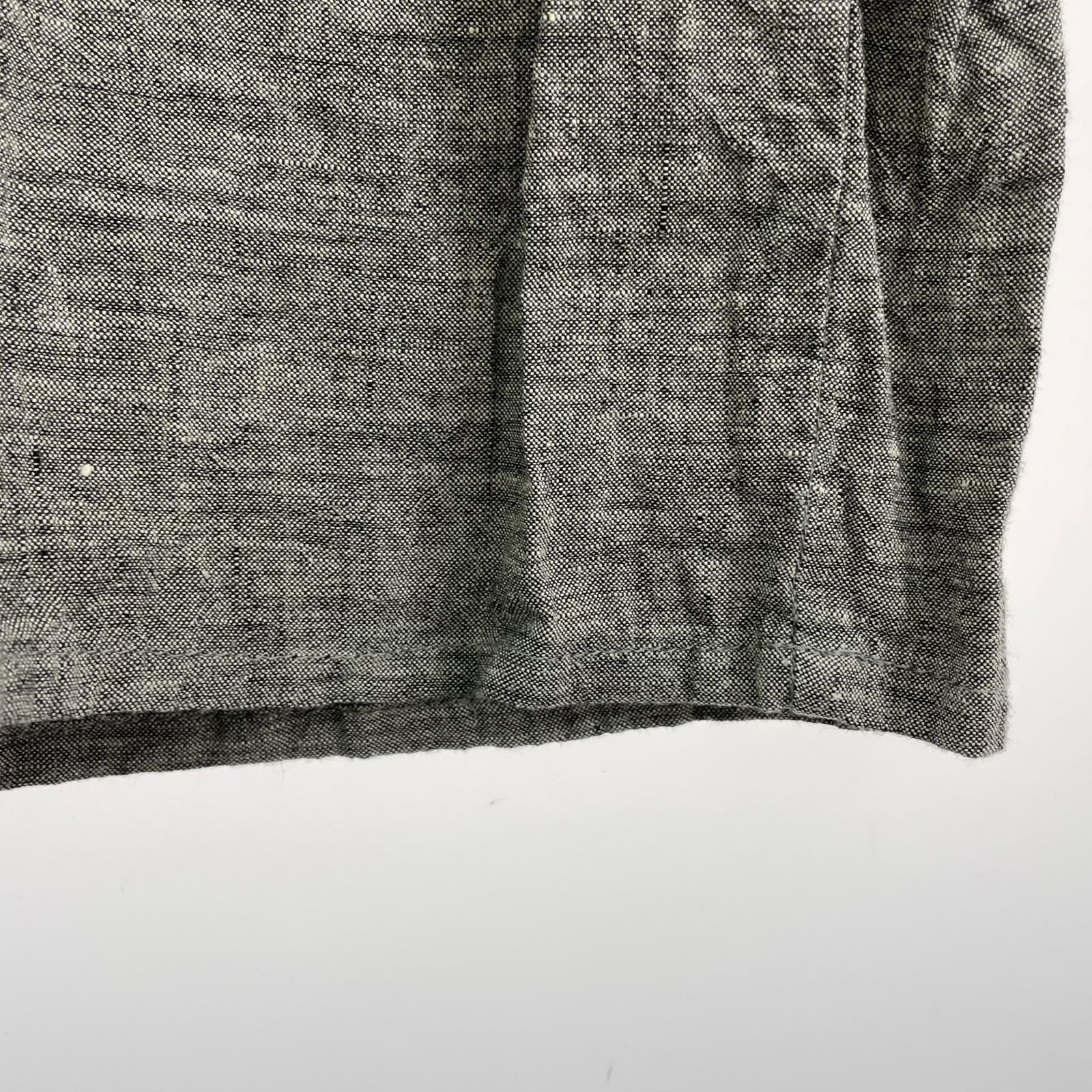 ワンピース Gauze# スキッパー グレー