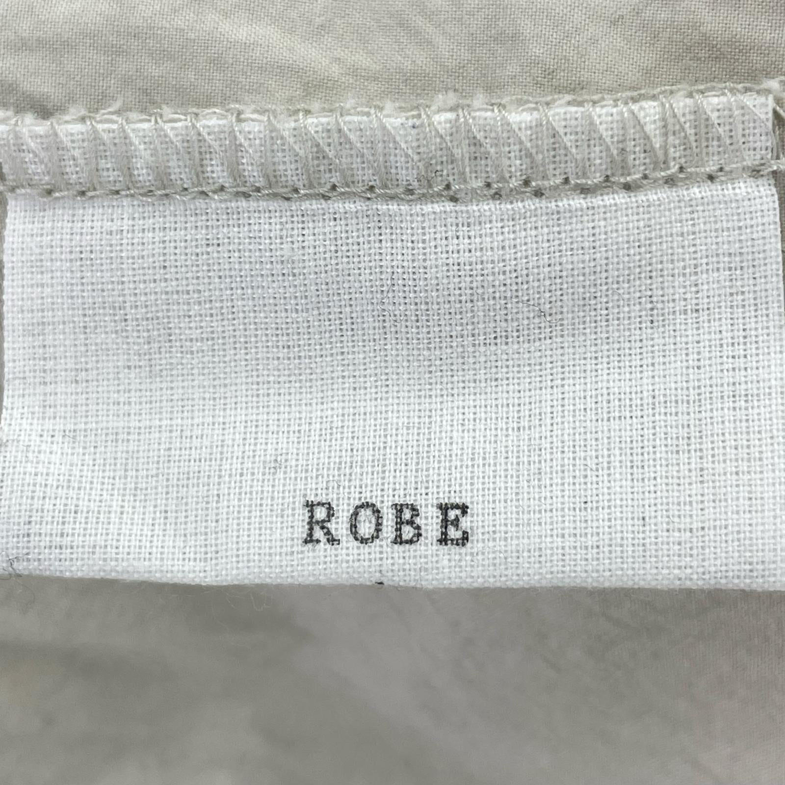 ワンピース ROBE de PEAU ベルト 白系 ベージュ