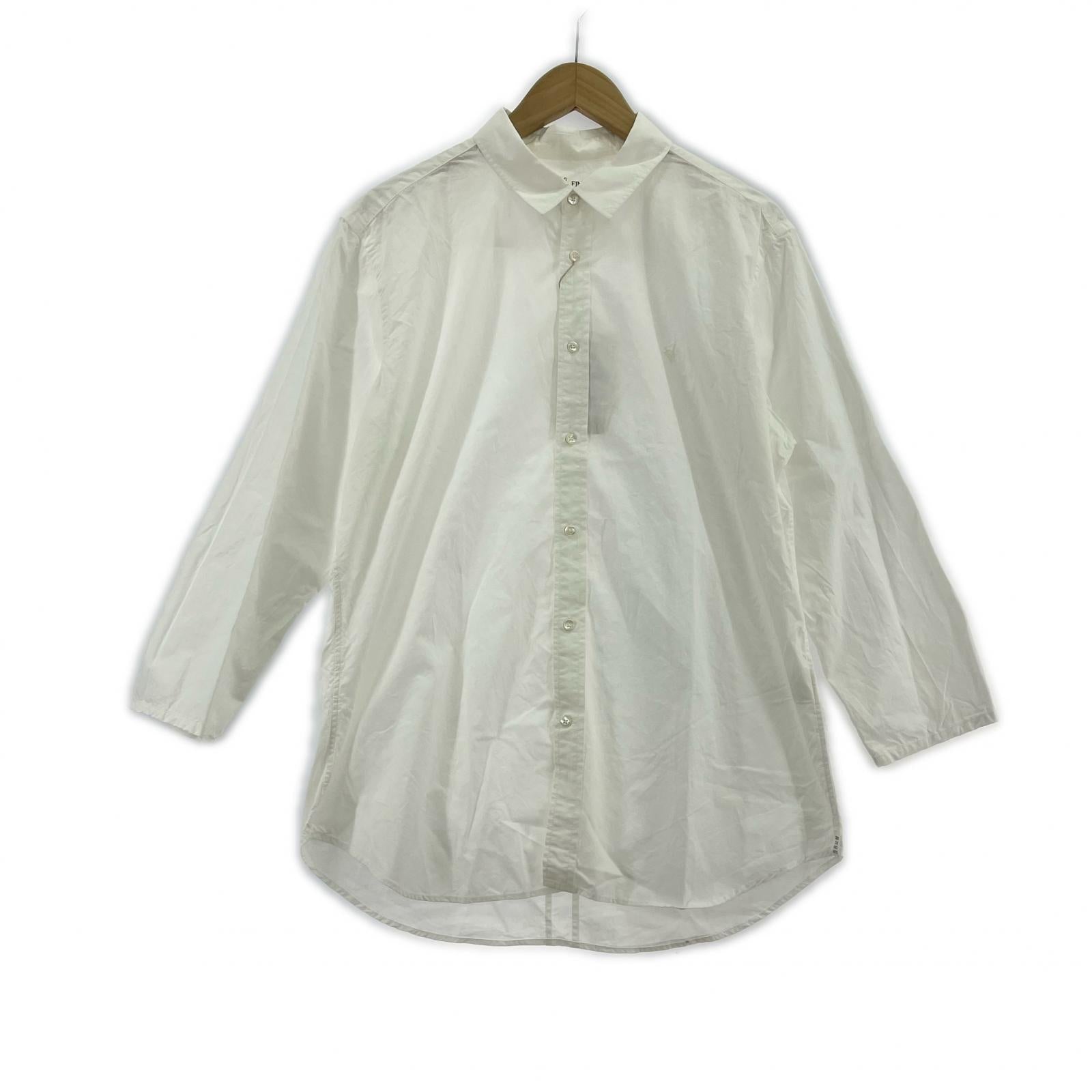 長袖シャツ FINGER FOX AND SHIRTS 白 ホワイト