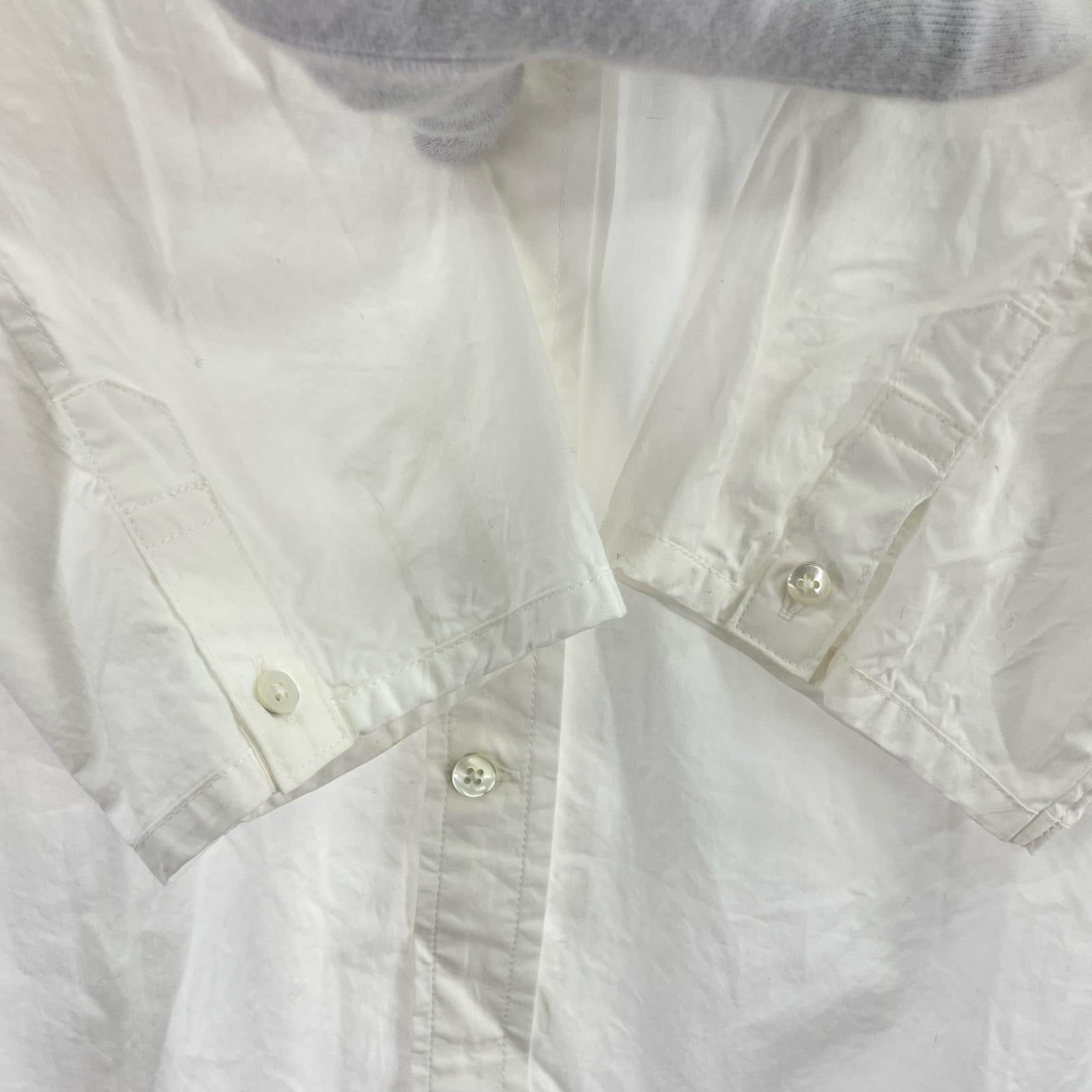 長袖シャツ FINGER FOX AND SHIRTS 白 ホワイト