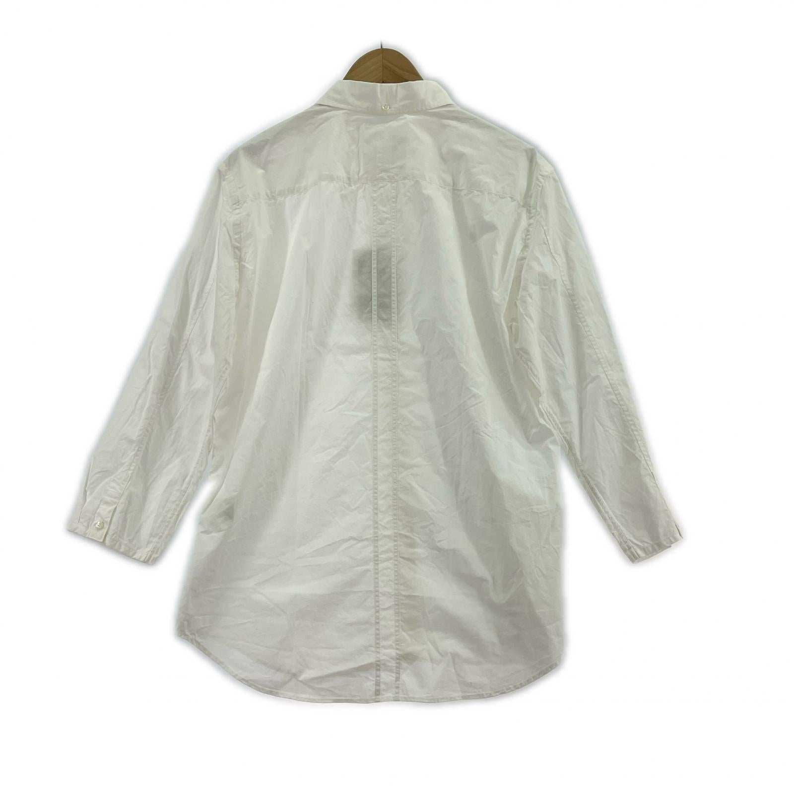 長袖シャツ FINGER FOX AND SHIRTS 白 ホワイト