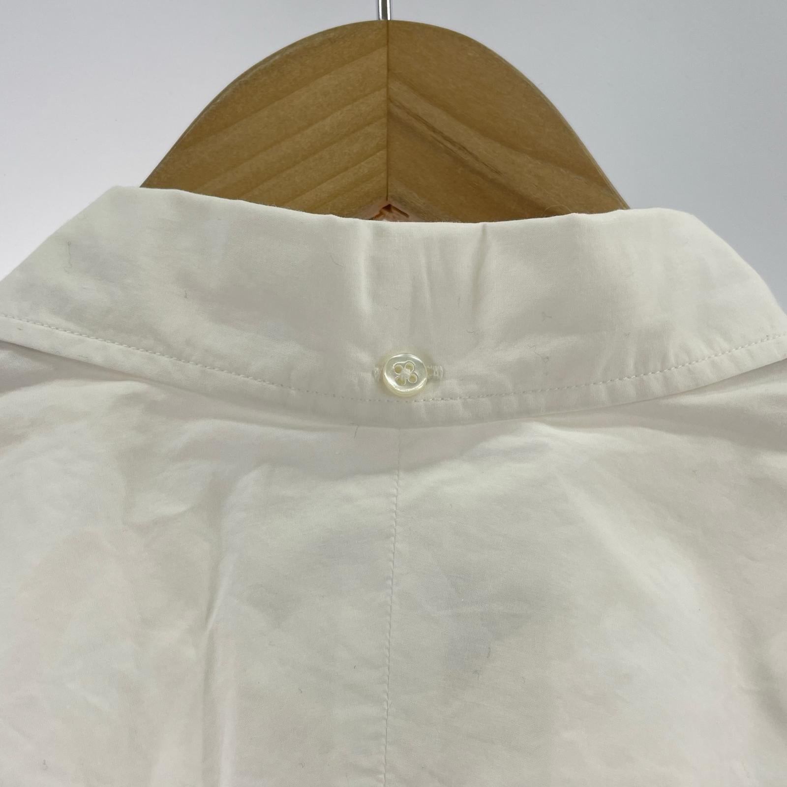 長袖シャツ FINGER FOX AND SHIRTS 白 ホワイト