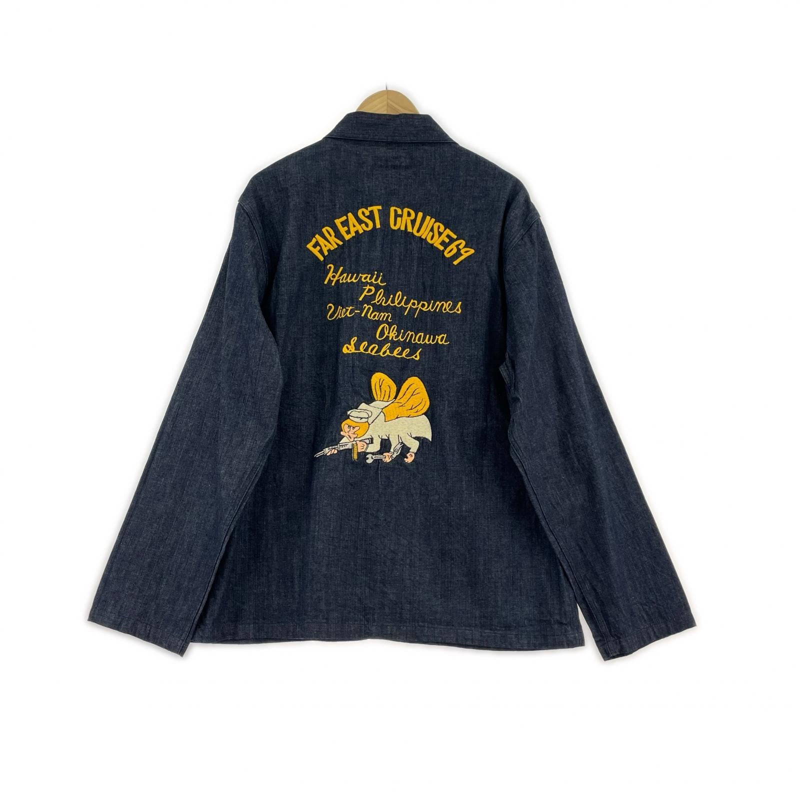 デニムジャケット 1960s Style Blue Denim Okinawa Jumper L L
