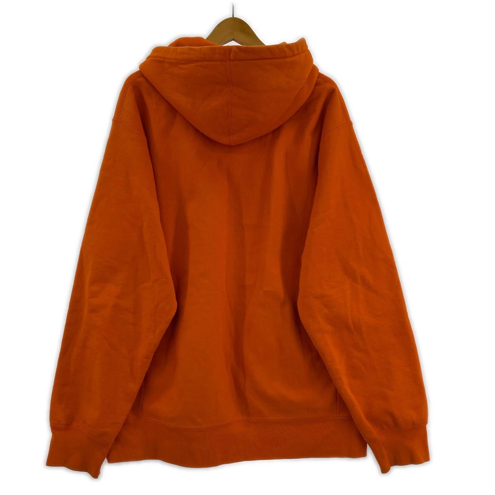 パーカー Supreme chenille applique hooded XL オレンジ オレンジ