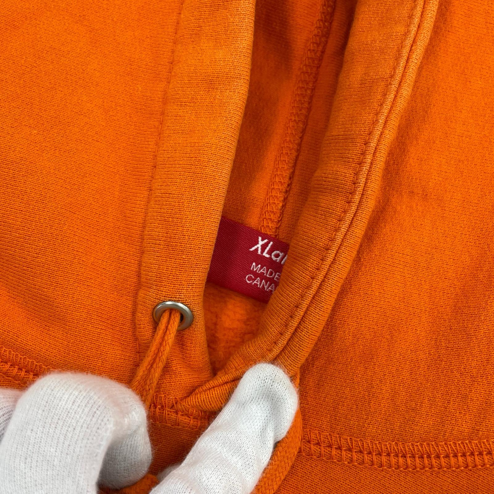 パーカー Supreme chenille applique hooded XL オレンジ オレンジ
