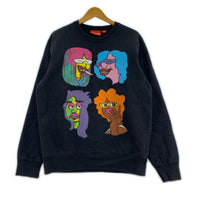 スウェット 17AW Gonz Heads Crewneck 黒 M M ブラック