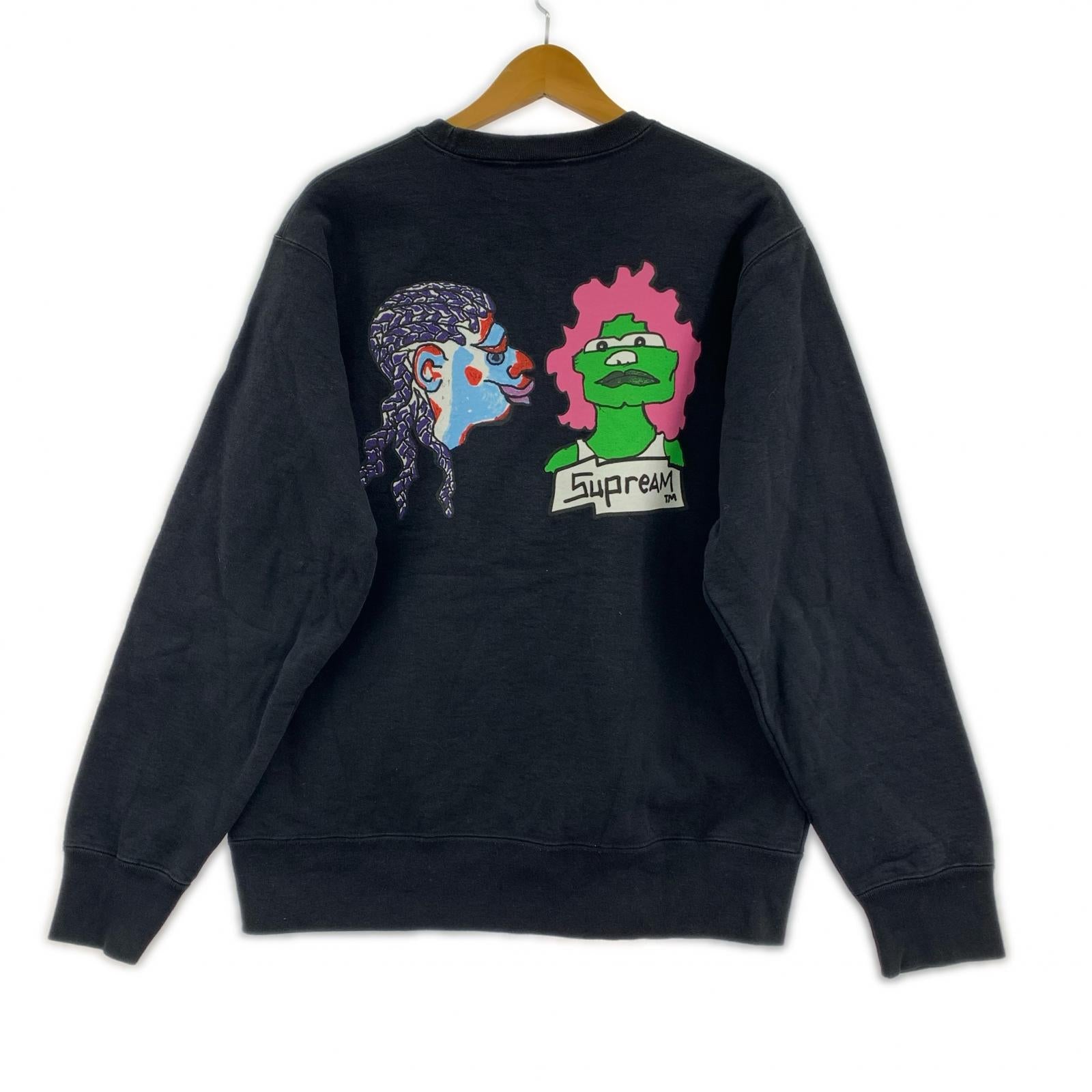 スウェット 17AW Gonz Heads Crewneck 黒 M M ブラック