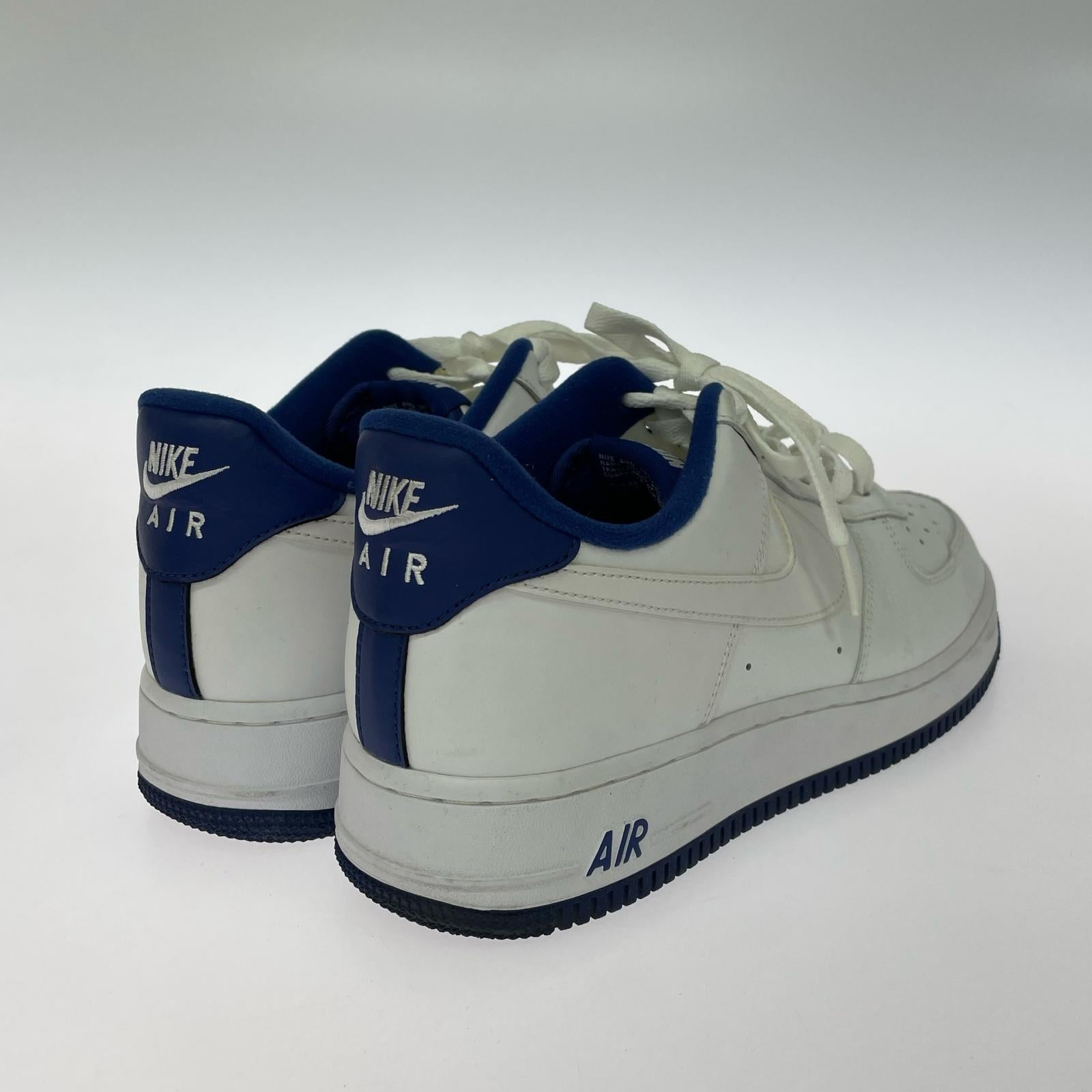 スニーカー NIKE AIR FORCE1 DEEP ROYALBLUE 28cm 28cm (US10 UK9 1/2 EU46) ホワイト