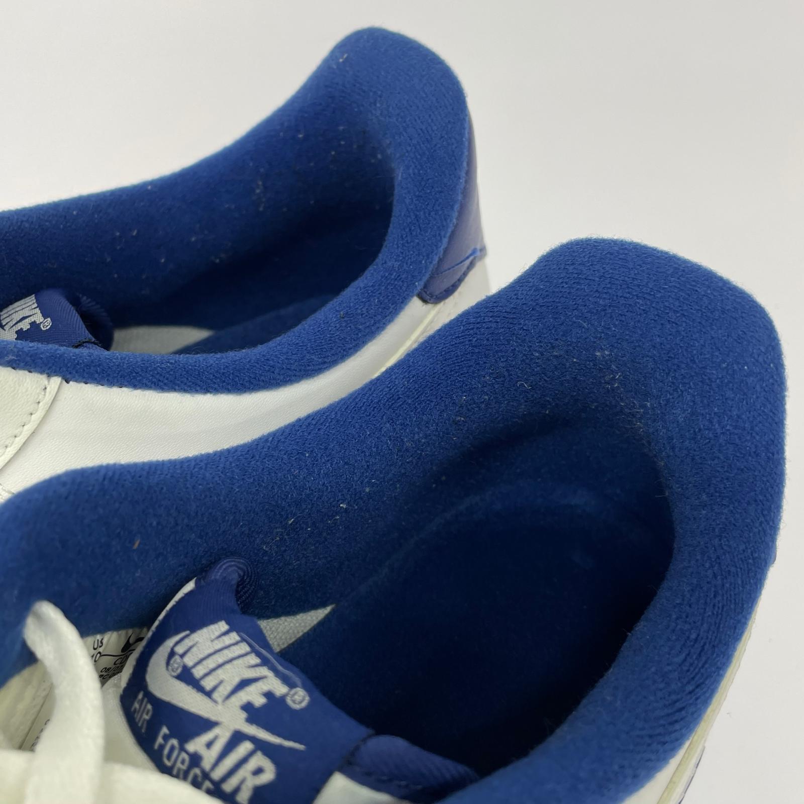 スニーカー NIKE AIR FORCE1 DEEP ROYALBLUE 28cm 28cm (US10 UK9 1/2 EU46) ホワイト