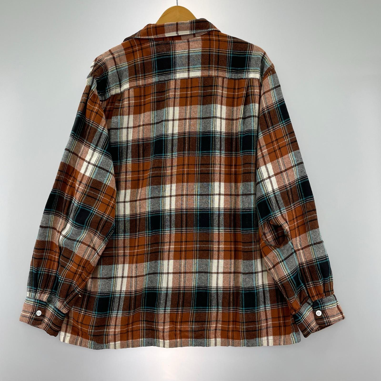 長袖シャツ 60s TOWNCRAFT ウールシャツ L