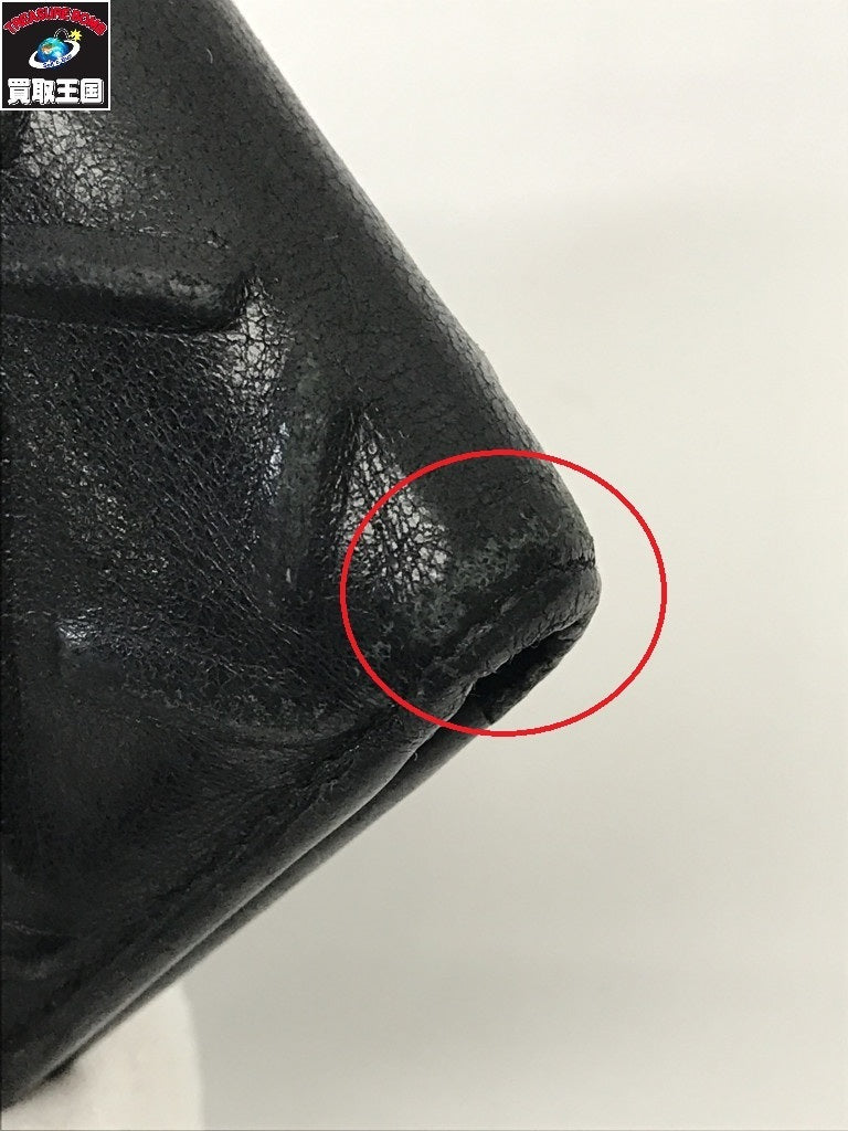 二つ折り財布 エンボスイントレチャート