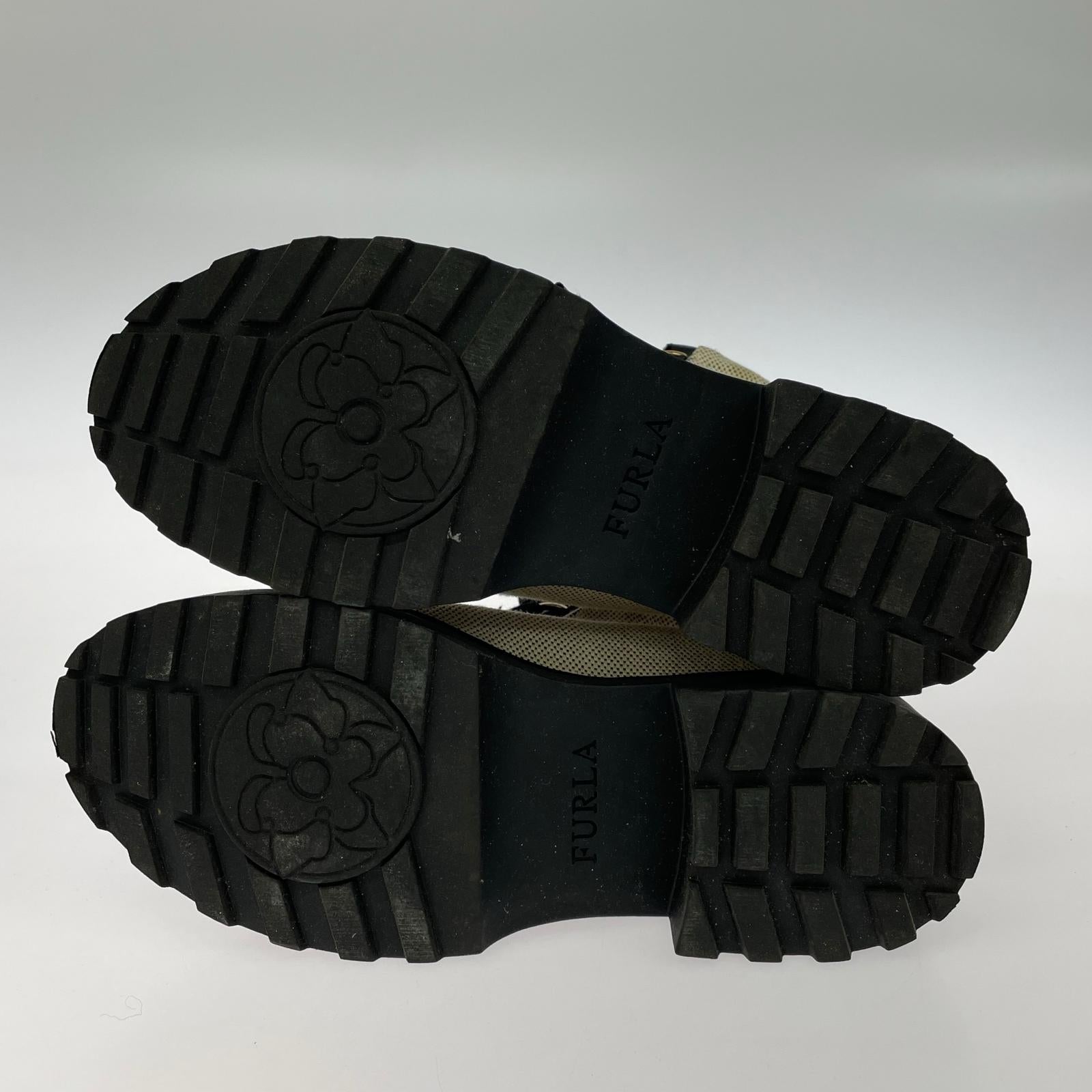 ブーツ FURLA HIKAIA ブーツ 35 ベージュ